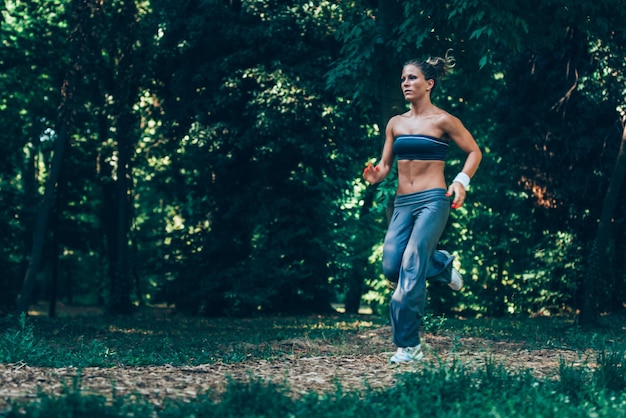 Correr en el bosque