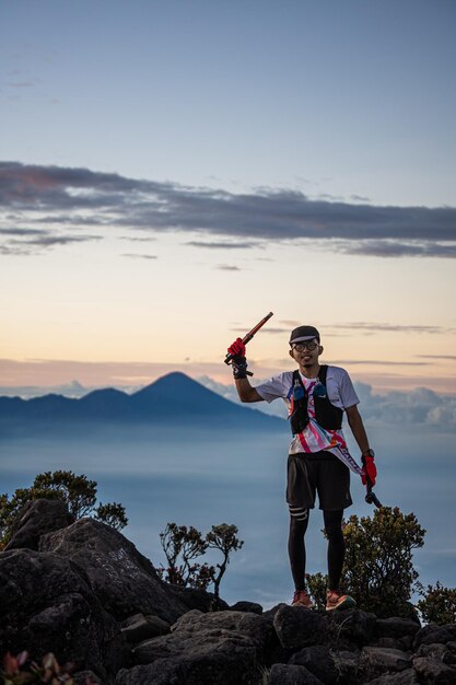 Foto corrida de trilha