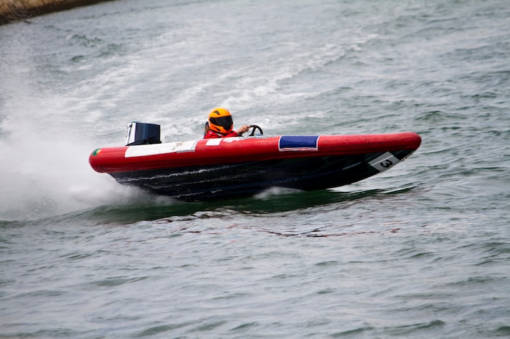 Foto corridas de barcos a motor