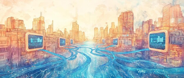 La corriente de datos cívicos del gobierno digital y los servicios de gobierno electrónico
