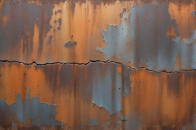 Corrosión de fondo metálico textura metálica de acero con arañazos y grietas pared de óxido textura de óxidos metálicos viejos de hierro