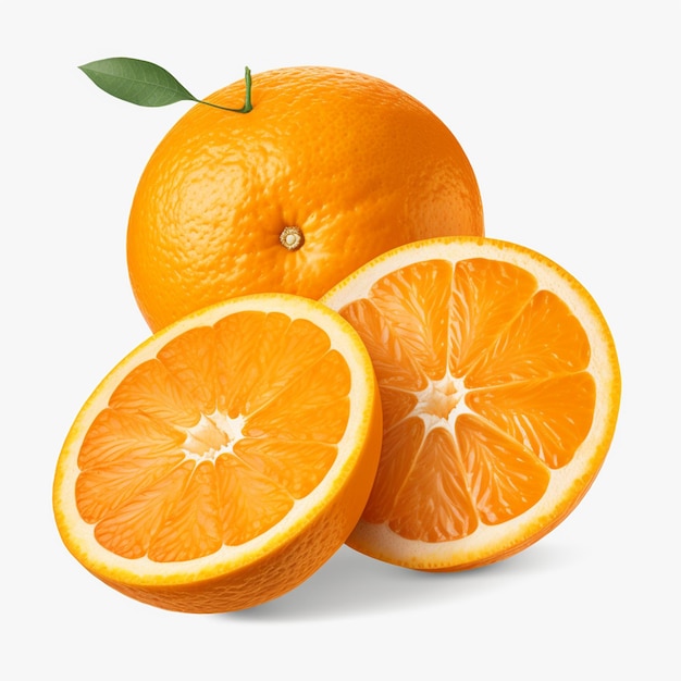 corte laranja fresca