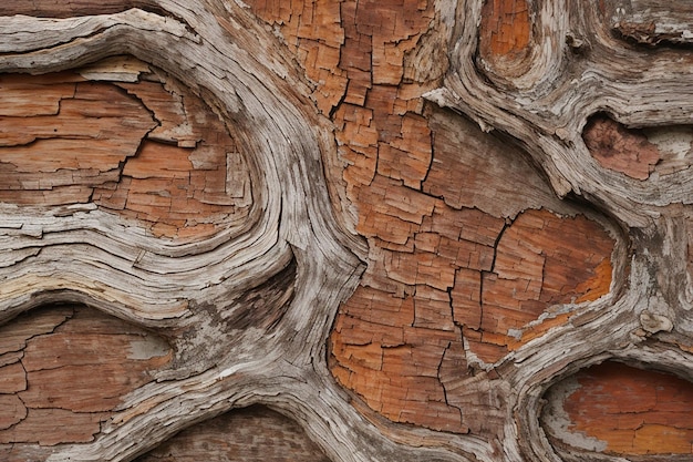 La corteza de un árbol viejo se acerca a la textura como fondo natural