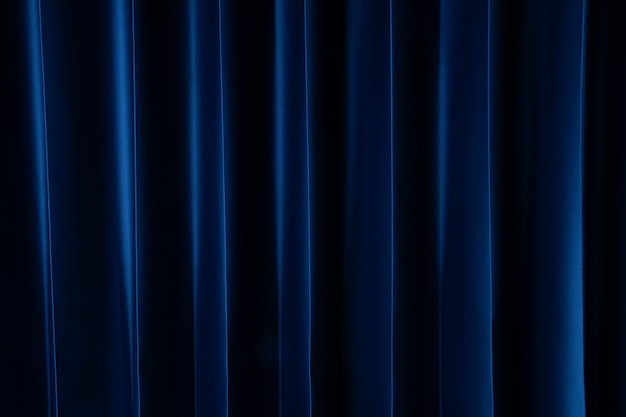 Foto cortina azul escuro