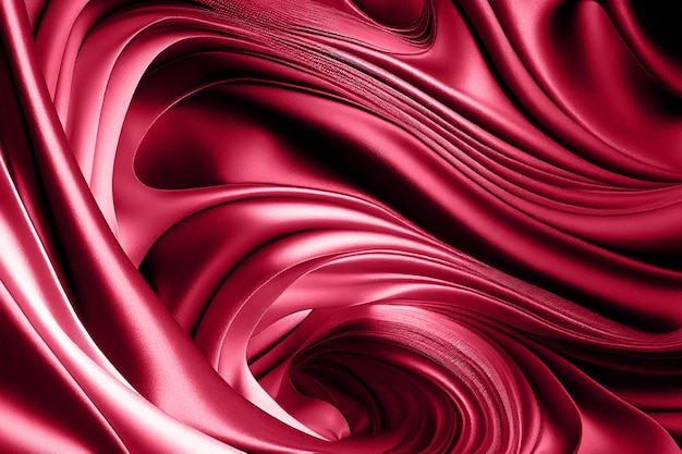 Cortina Magenta Cor 2023 Tecido Abstrato Luxo Rico Têxtil Lindo Papel De Parede