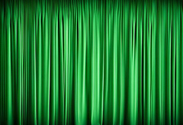 cortina verde en el teatro fondo texturizado