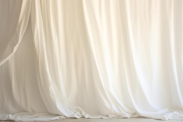 cortinas blancas sobre un fondo blanco con una cortina blanca.