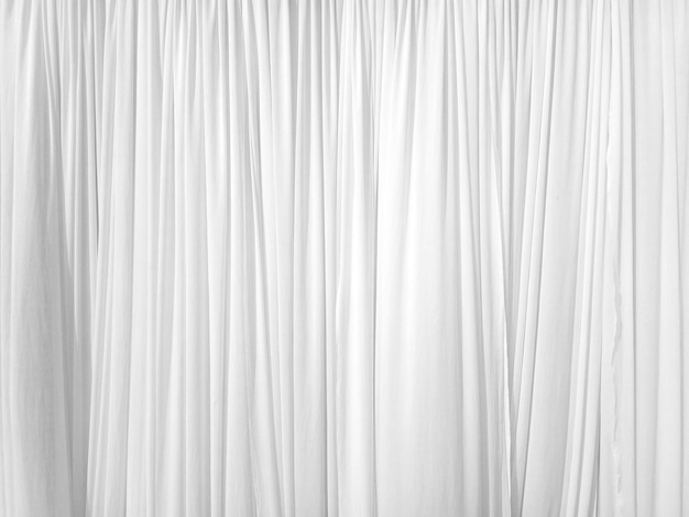 Foto las cortinas blancas suaves son simples pero elegantes para el diseño gráfico o el papel tapiz