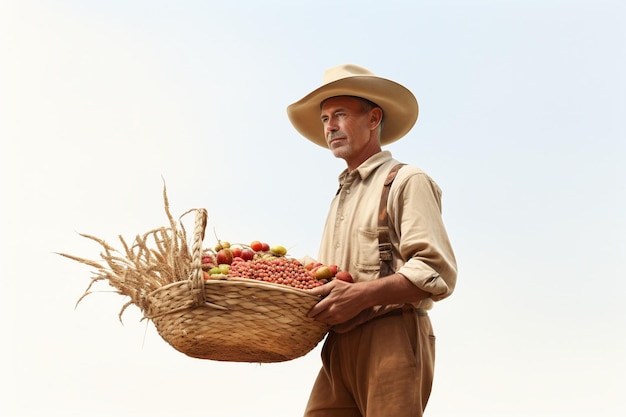 La cosecha en armonía con el agricultor