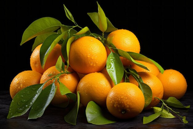 La cosecha vibrante Explorando un racimo de naranjas ar 32