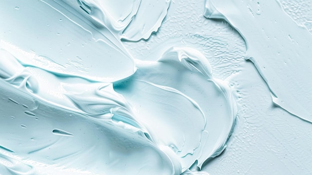 Cosméticos para el cuidado de la piel y productos de belleza textura fondo abstracto crema de higiene gel o loción exfoliante muestra de máscara y jabón de spa cuidado del cuerpo de la piel