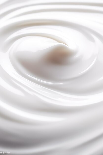 Foto cosméticos para el cuidado de la piel y productos de belleza textura de loción de crema blanca pura como fondo abstracto ai generativo