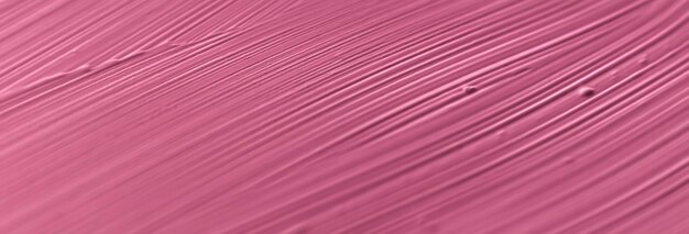 Cosméticos textura abstrata fundo de pincel de tinta acrílica rosa pincel texturizado produto de creme como pano de fundo de maquiagem para design de banner de férias de marca de beleza de luxo