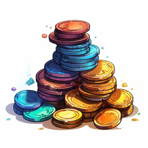 Foto cosmic coin stacker un juego móvil estratégico para magnates intergalácticos