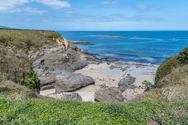 Costa acidentada na Galiza, Espanha