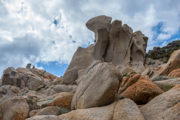 La costa de Capo Testa Sardinia