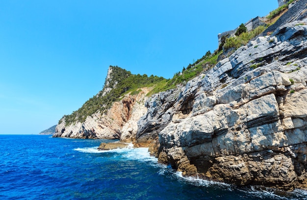 Costa cerca de Portovenere Italia