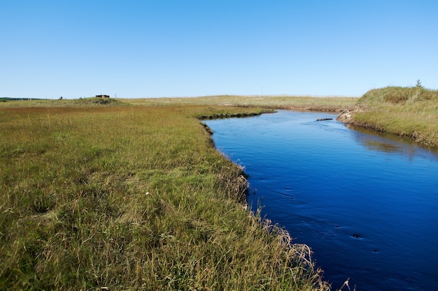 Costa da Pomerânia. Mar Branco .Rússia, região de Arkhangelsk.