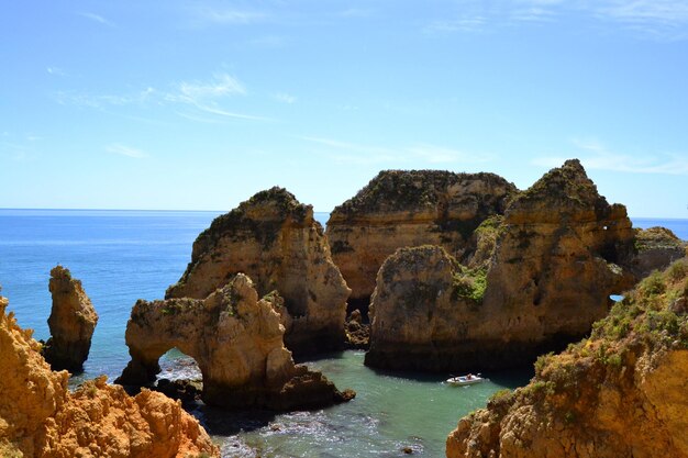 La costa en un día soleado