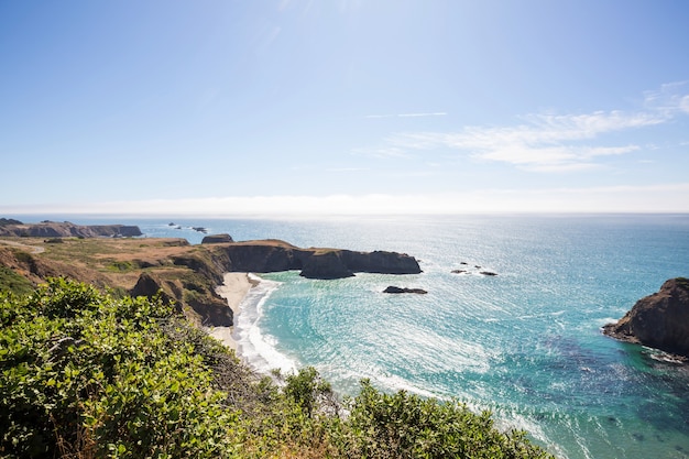 Costa do Pacífico na Califórnia, EUA