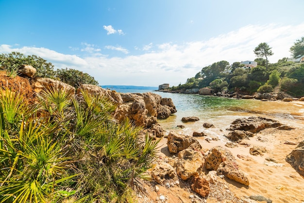 Costa dourada na costa de alghero sardenha