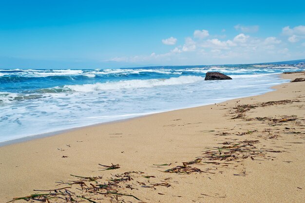 Costa dourada na Sardenha Itália