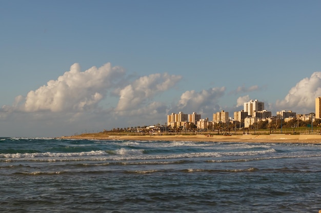 Costa de Haifa. Playa del carmel