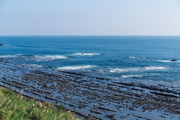 Costa de la isla de Aoshima