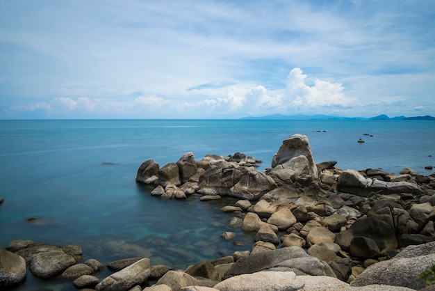 Costa del mar de Andaman, al sur de Tailandia