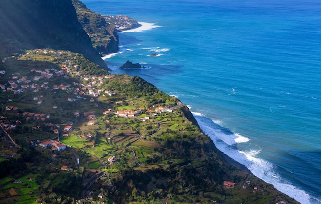 Costa norte da ilha da Madeira Portugal