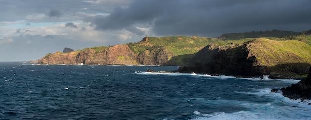 Costa norte de Maui por Nakalele Blowhole