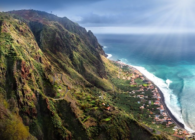 Costa oeste de la isla de Madeira