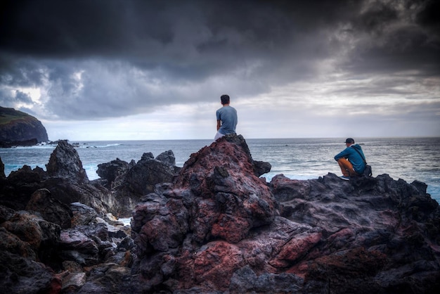 Costa rocosa de Isla de Pascua