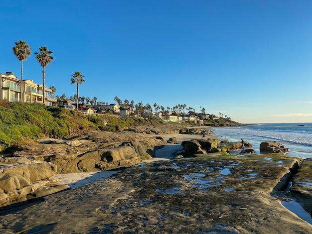Costas y playa de La Jolla en La Jolla San Diego, California del Sur. EE.UU