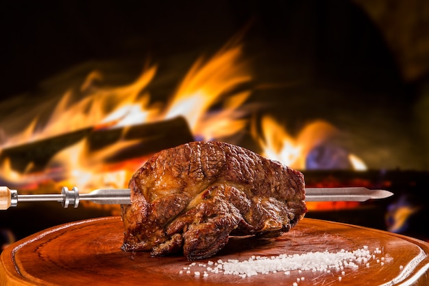 Costelinha de churrasco, tradicional churrasco brasileiro.