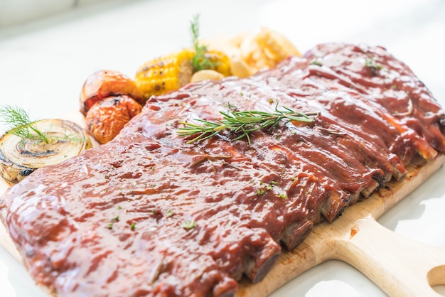 Costilla De Cerdo A La Parrilla