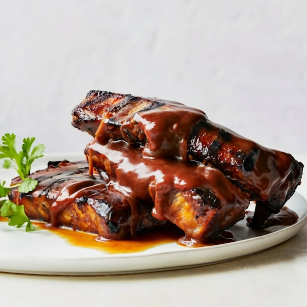 Las costillas de barbacoa de Seitan