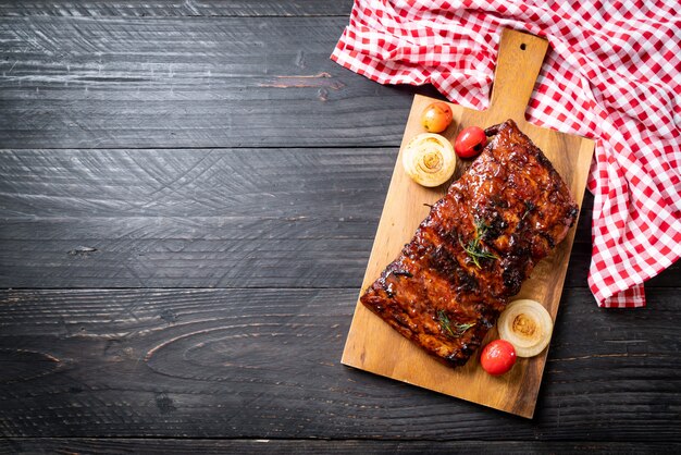 costillas de cerdo a la parrilla