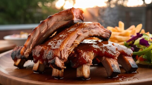 Costillas de cerdo a la parrilla