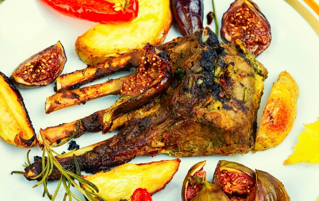 costillas de cordero al horno