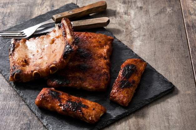 Costillas a la parrilla