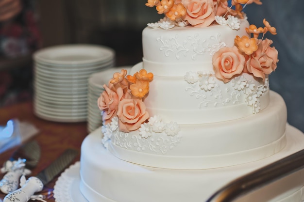 La costumbre del pastel de fiesta en la boda 4315