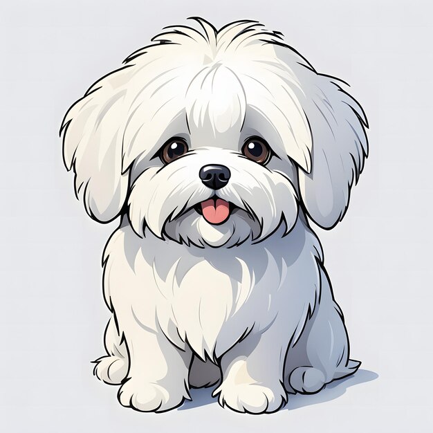 Foto coton de tulear clipart para cães