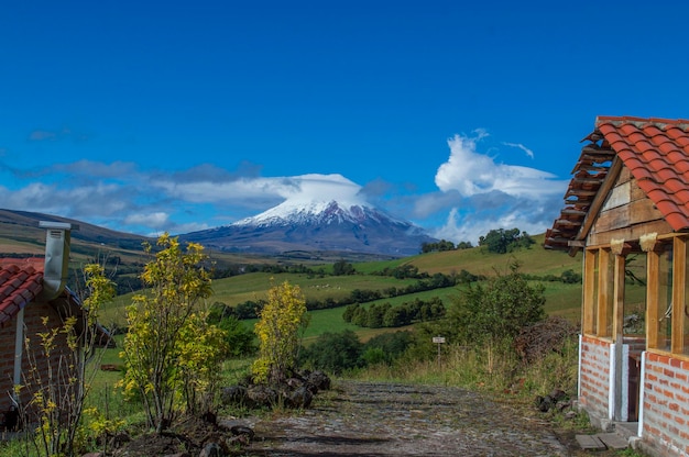 Foto cotopaxi - equador. balcón del cotopaxi, hostería