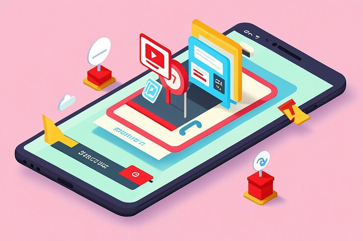 Foto coupón de descuento isométrico plano 3d en la pantalla del teléfono inteligente concepto de marketing en línea y promoción de ventas