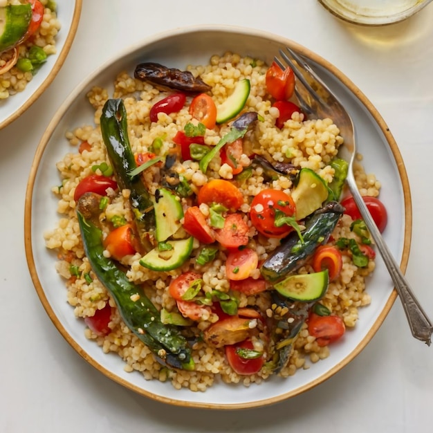 Couscous vegetal assado