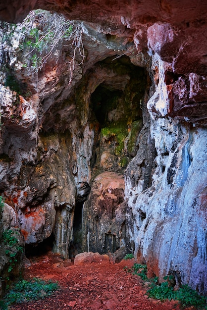 Cova del Camell-Höhle in Montgo von Denia