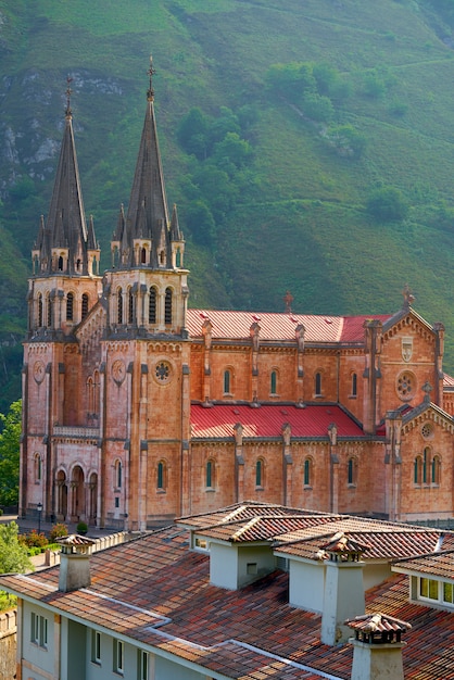 Covadonga catholic sanctuary basilica asturias