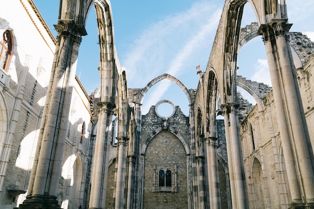 Covent do carmo em lisboa portugal