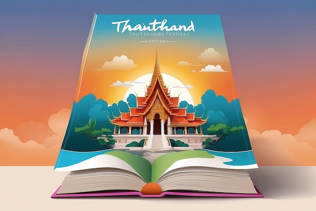 Coverbuch Thailand Architektur Tourismus Festival Design auf der Wolke